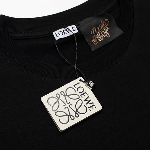 大人気!ロエベ ボクシーフィット Tシャツ コットン パロディ lov80334